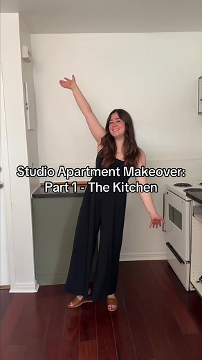 Studio Apartment Makeover: New Kitchen Cabinet Doors