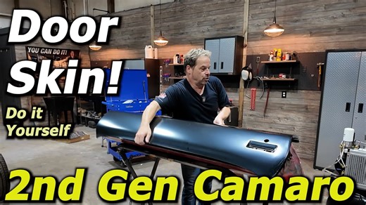 DIY Body Work Tech: Kevin Tetz Shows Us How To Install A New Door Skin on a 2nd Gen Camaro! - BangShift.com