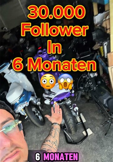 Das ist Crazy! 30k in 6 Monaten ! Danke euch ❤️ #wyld#roller#tuning#aerox#70cc