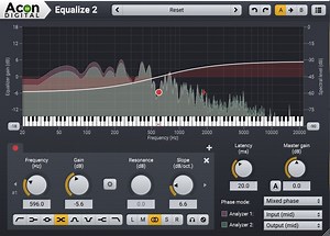 Acon Digital『Equalize』高い汎用性と使いやすさを兼ね備えたパラメトリックEQ
