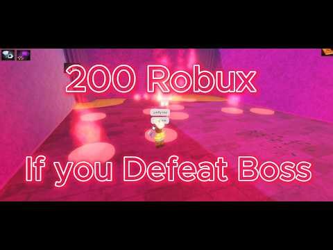 200 Robux if you defeat this boss in 4 days (Info Below)