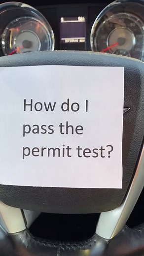 Are you studying for your permit? #teens #learningontiktok #driving #dmv ￼#quiz