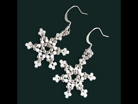 Free - Snowflake Earrings - Tutorial