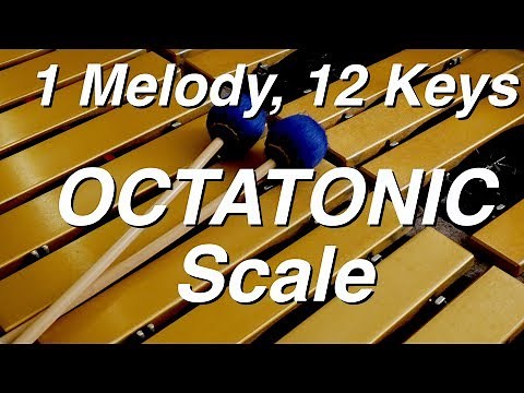 Jazz Vibraphone Lesson: "1 Melody, 12 Keys" #6 - Octatonic (Diminished)