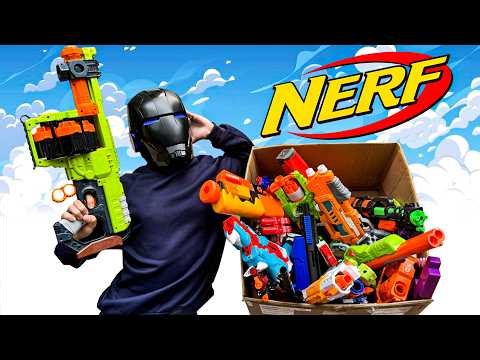Unboxing Huge Box of Nerf Guns | Too Many Nerf Blasters! | Nerf First Person Shooter