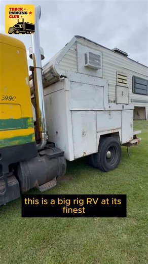 Is this RV truck allowed to park in a truck space at the truckstop? | Truck Parking Club
