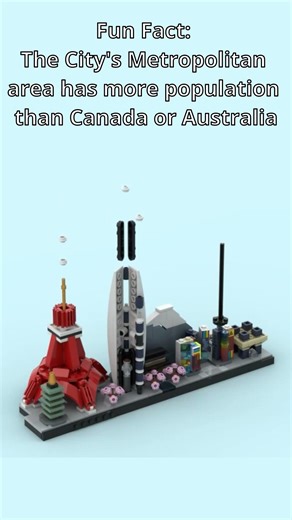 Can you guess the Lego city before the build is complete? #lego #satisfying #legocity