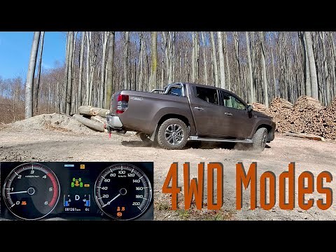 Mitsubishi L200 offroad - 4x4 modes