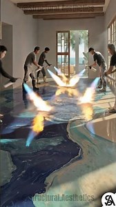 This Epoxy Resin Floor Looks Impossibly Real #epoxy #diy #renovation