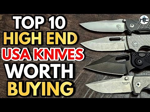 The TOP 10 High End USA Made Folding Knives ACTUALLY Worth Buying