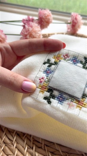 Cross Stitch Beanie - Patterns on my Etsy 🌸🌼🌷🪡✨