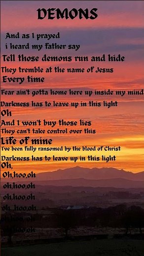 Tell those demons to run and hide song #jesus song#new viral song #music #newmusic