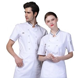 [Hot Item] Factory Supply Comfortable Chefs Clothes Uniforms Coat for Hotel Bar Chef Jacket Coat Workwear