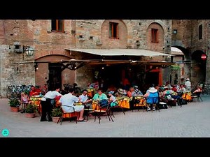 Sound Effects - Outdoor Cafe, Traffic, Voices, Footsteps Ambience