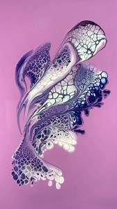 Lovely lilac and deep blue make for a moody and complex depth in this process video! If you’d like to buy my video course please just ask me for the link.#fluidart #art#fluidacrylics#liquidart#acrylicpour#artistoninstagram#originalart#abstractart#cellart#intuitiveart#abstractart #texture#process#lilac | Nancy Wood