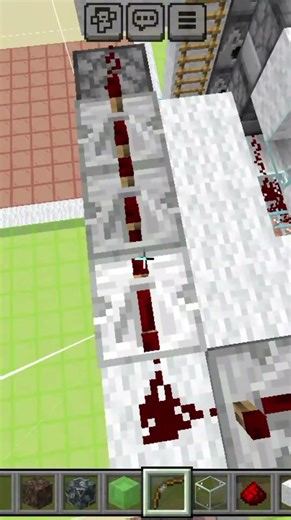 bedrock arrow cannon #minecraft #redstone #gaming