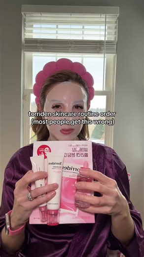 Torriden skincare routine order ✨ how to layer the torriden set for smoother firmer-looking skin 💕 #torriden #koreanskincare #skincareroutin #glowingskin #firmingskin