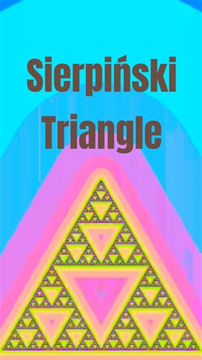 Sierpiński Triangle | Mandelbrowser #fractal
