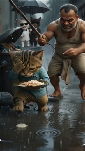 The hungry little cat #hungry #cat #cats #pixar #3d #disney #cartoon #sad #sadstory #animation #animals | Sumit Stories