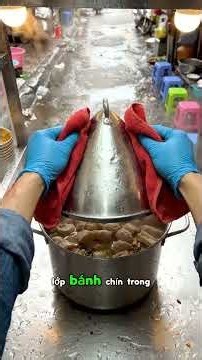 Steaming Hot Banh Cuon with Wood Ear Mushroom and Minced Meat – Thin, Soft, and Topped with Crisp...
