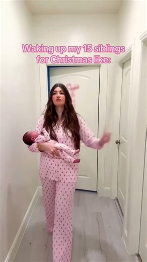 Waking up 16 kids for Christmas like... 😳😂 #shorts