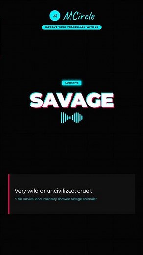 Learn English: What is Savage? | Vocabulary Shorts