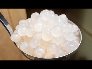 How to cook LARGE SAGO | POLAR BEAR tapioca pearl