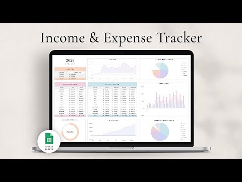 Income & Expense Tracker Spreadsheet for Google Sheets - Haye Ameri