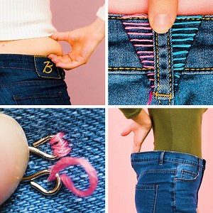 12K views · 30 reactions | DIY Jean Hack: Resize Baggy Denim Like a Pro 淋 | 123 GO Shorts | Facebook