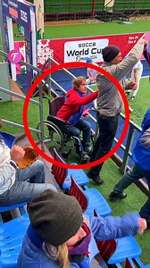 32K views · 130 reactions | Soccer players assist wheelchair user. | Tips & Tricks | Facebook