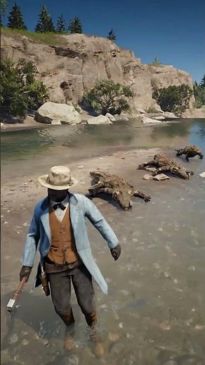 Survival Skill in Red Dead Redemption 2 P1291 #rdr2 #gaming #shorts