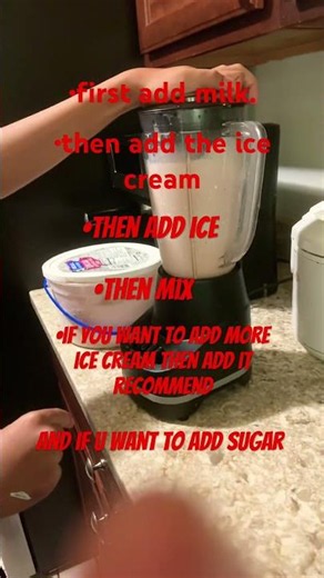 I was waiting to post this since last year😭 well here’s how to make a milkshake