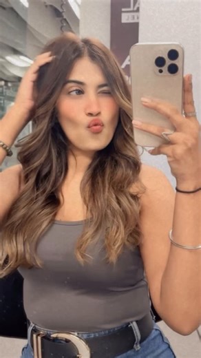 Sukanya Kandarkar on Instagram: "Proof that ash bronde fixes the vibe instantly. Turning bad hair days into blended, buttery perfection by one and only @rashmikofficial 💇‍♀️💕 #ashbronde #brondehair #ashbrown #hairsofttones #neutralhair"