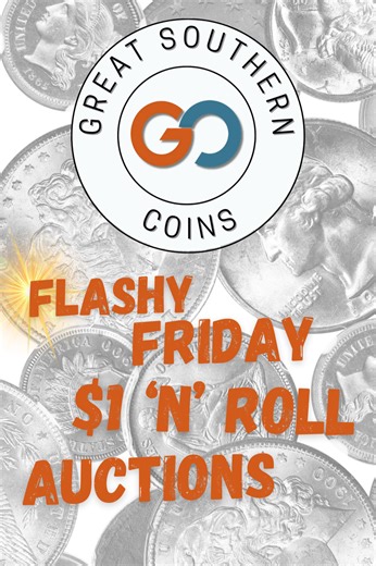 Flashy Friday $1 'n' Roll Rare Coin Auctions | eBay Live Video