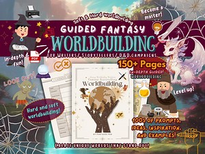 Worldbuilding Workbook for Writers and D&D, and Novel Writing Template for Storytelling, Authors, Digital or Printable, Writing Planner - Etsy