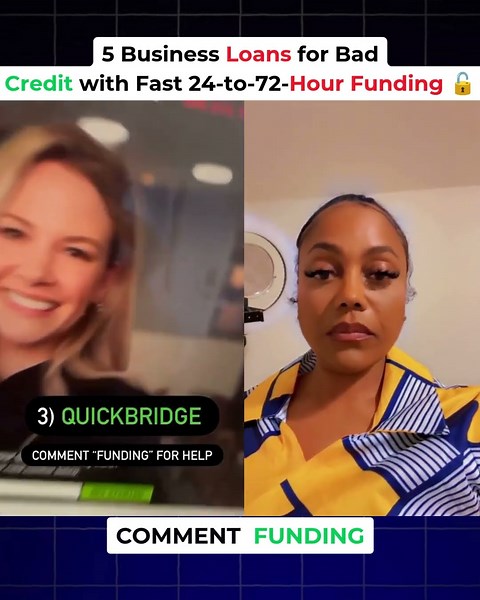 Top 5 Fast Business Loans for Bad Credit (24 to 72 Hours) #shorts