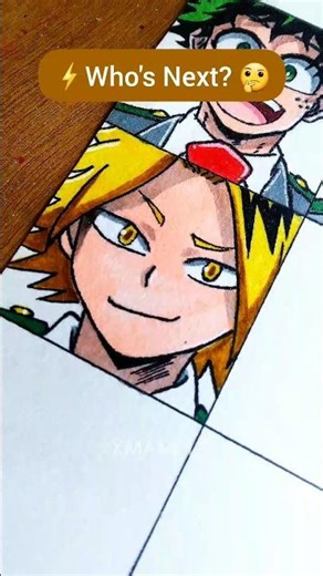 Kaminari drawing✨️ | From My Hero Academia #shorts#drawing#xmane14#kaminari#myheroacademia@XMANE14