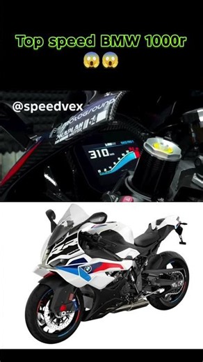 BMW S1000RR Top Speed Test 🔥 300+ KM/H Beast #bmw