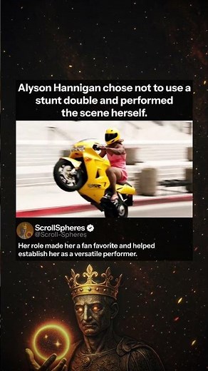 Alyson Hannigan Doing the hard work herself