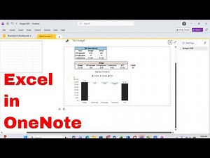 How to Insert & Edit Excel Spreadsheets in OneNote (Most People Don't Know This!) #excel #onenote