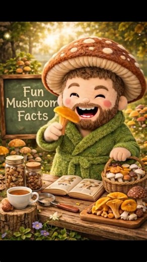 Tiny Forest Superheroes? 🍄 Professor Cozy Explains Mushroom Benefits #comedyshorts #comedyshow