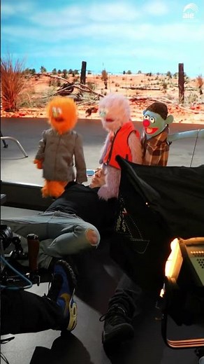 Filming Puppets at a Virtual Production Studio at AIE
