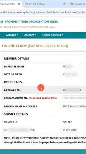 PF Withdrawal form 19 & 10c , 31 अप्लाई करने से पहले जान लो 👇👇 दोस्तों अगर आप अपना पीएफ अकाउंट का पैसा एडवांस में या फिर पूरा पीएफ का पैसा और पेंशन का पैसा निकालना चाहते है तो ये वीडियो देख लो कोई दिक्कत नहीं आएगी .. दोस्तों ऐसी ही PF ,ESIC और Finance से जुड़ी जानकारी के लिए हमें फॉलो करें ✅✅ ✅✅ . . . . #पीएफकापैसा #PFMoney #epfoupdate #PFbankKYC #pf #viralreelsシ #ipradeepsharma #trading #pfwithdrawal #pfatm #epf #epfoupdate #narnaul #epf #epo #pf #pfwithdrawal #पीएफ | Technology up