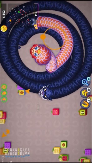 how to get bigger in worms zone 🔥 unique game120#gamingvideo #wormszoneio#shortsfeed #foryou
