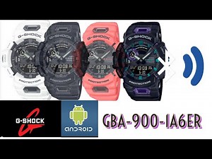 Casio G-Shock, G-Squad, Bluetooth link, Step tracker sports watch GBA-900-1A6ER, UNBOXING,4K