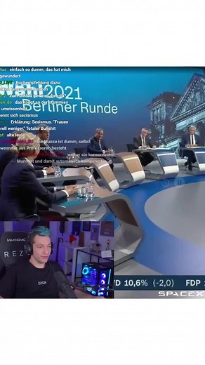 Rezo's Live Stream Commentary on Bundestagswahl 2021