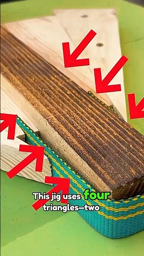 This Woodworking Jig Locks Instantly! 😱#shorts #geniusideas