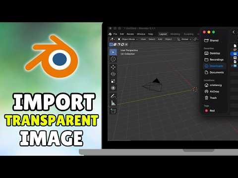 How To Import Transparent Image In Blender (2026) - Full Guide