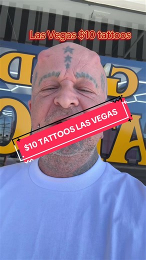 $10 tattoos in Las Vegas at Gold Tattoo. We have two locations right on the Las Vegas Vegas trip for you to choose from one 1506 S. Las Vegas Blvd. And 626 S. Las Vegas Blvd. our newest location right next to Fremont Street. Our shops are open seven days a week from noon until at least midnight and we take walk-ins all day every day. We have the largest selection of tattoos starting at 10 and $20 in olive Las Vegas, possibly in the entire world. So if you’re in Vegas and you’re looking for somet