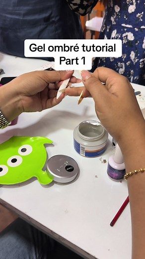 Easy Gel Ombré Tutorial for Nail Extensions | Shri Saen Makeup and Nails